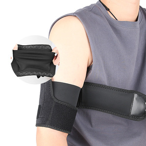 Soporte Ajustable para Brazo y Bíceps, Manga de Compresión Envolvente con Doble Correa para Gimnasio, Entrenamiento y Soporte de Lesiones - Product Image 5