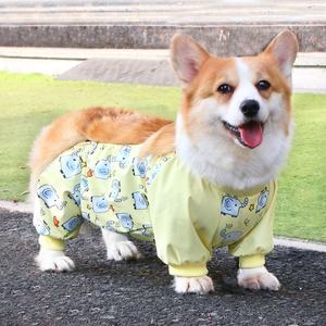 Pet <b>Dog</b> Four Legged Anti Dirt <b>Pants</b> Waterproof Raincoat Walking <b>Dog</b> Dust Proof <b>Pants</b> Four <b>Season</b> Clothes Belly Pocket - Product Image 4