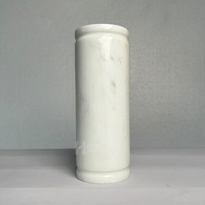 Vase à <span class=keywords><strong>fleurs</strong></span> <span class=keywords><strong>en</strong></span> marbre blanc minimaliste, cylindre, organisateur de rangement de bureau multifonctionnel pour la décoration de la maison et les fournitures de bureau - Product Image 5