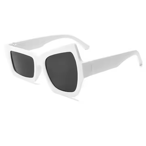 Gafas de Sol Divertidas de Moda, Color Blanco y Negro, Protección UV400, Diseños Geek, Unisex, Protección UV para Viajes a la Playa - Product Image 6