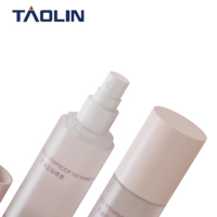 Ensemble de luxe Taolin Pack en PETG rose pour les soins de la peau avec un spray à changement progressif bicolore 150 ml, bouteille de toner et d'huile essentielle avec bouchon à vis