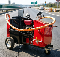 Machine professionnelle de scellement des fissures et des joints du béton avec performance d'injection stable pour l'entretien des chaussées en béton