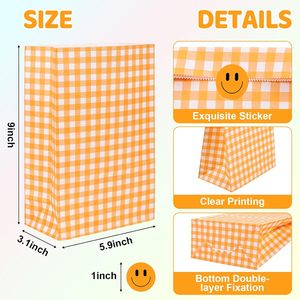 Bolsas de regalo de lunares de color para fiesta de papel, bolsas de golosinas, bolsa de regalo pequeña para galletas para cumpleaños, Baby Shower, boda y más - Product Image 3