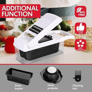 Hachoir à légumes manuel tout-en-un durable et efficace, coupe-légumes multifonctionnel professionnel et écologique pour la cuisine - Product Image 6