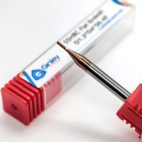 Fraise HRC55 pour acier inoxydable 1.0MM 1.2MM 1.5MM 1.6MM 1.8MM 2.0MM 0.9MM 2.5MM en carbure pour machines-outils CNC