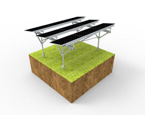 Montaje solar confiable para montaje en tierra Alu vs solución de montaje en Tierra solar Sistema de marco solar Alu - Product Image 4