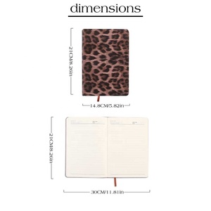 Agenda Hongbo Best Seller in Pelle con Stampa Coccodrillo/Tessuto/<span class=keywords><strong>Leopardo</strong></span>, Formato A5, con Pagine a Righe/Puntinate/Diario - Product Image 5