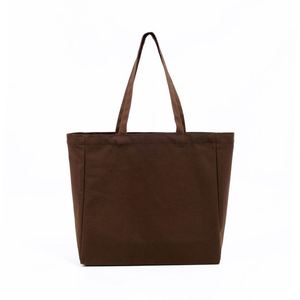 Sac fourre-tout en polyester et coton de haute qualité, tailles assorties en stock, logo personnalisé en sérigraphie, sac d'épicerie réutilisable - Product Image 4