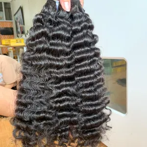 Bulutlu saç koleksiyonu birmanya kıvırcık demetleri süper vip manikür hizalanmış saç peruk yapımcısı ve stilist için güzel trend tarzı