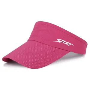 Casquette de soleil ouverte unisexe en coton 100% personnalisable avec broderie, idéale pour le sport, le tennis, le cyclisme, les voyages, la pêche et les fêtes - Product Image 1