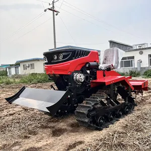 35HP paletli traktör küçük kültivatör paletli kültivatör çiftlik çiftçiliği çin'de satmak