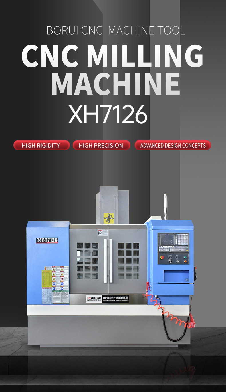 XK7126 Small 3 4 Axis CNC Milling Machine - Precision & Power