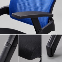 Chaise de formation pliable en métal à cadre métallique, best-seller, empilable, avec siège rembourré confortable, chaise de réunion