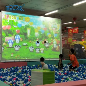 Bola Smashing Interaktif Baru Pusat Anak-anak 3D Permainan Dinding 3D Proyeksi Dinding Interaktif Permainan Bola Smashing