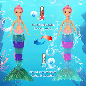 Nouvelle poupée sirène <span class=keywords><strong>de</strong></span> 13 pouces pour filles, <span class=keywords><strong>cheveux</strong></span> changeants <span class=keywords><strong>de</strong></span> <span class=keywords><strong>couleur</strong></span>, poupée princesse sirène fantastique - Product Image 4