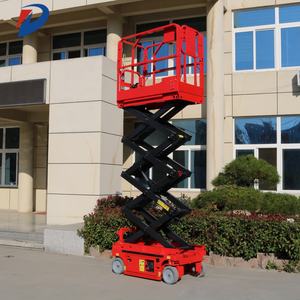 Elevador de tijera de servicio pesado CE, mesa elevadora de batería de litio, compra a granel, carro de plataforma aérea propulsado hidráulico de 500/600kg - Product Image 3