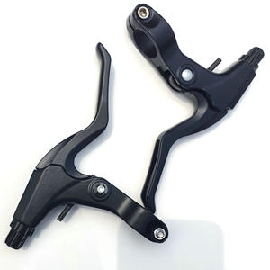 Leviers de frein de vélo en alliage d'aluminium, 3 doigts, noir et blanc, accessoires de frein pour vélo de montagne - Product Image 4