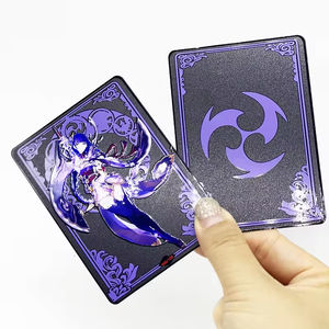 การ์ดสะสมโลหะแบบกำหนดเองระดับพรีเมียม ชุบเ<span class=keywords><strong>ง</strong></span>ิน ชุบทอง สินค้าอนิเมะ <span class=keywords><strong>มั</strong></span><span class=keywords><strong>ง</strong></span><span class=keywords><strong>ง</strong></span>ะ ขอ<span class=keywords><strong>ง</strong></span>ขวัญสำหรับเกมเมอร์ - Product Image 6