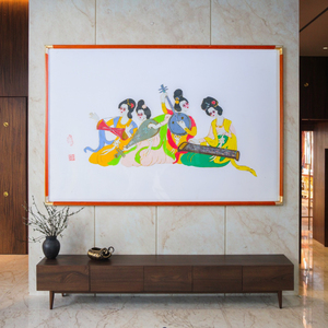 Handmade Chinese Folk Art Colored Striped <strong>Paper</strong> Cutting From Jiangxi ZM R-02 - Product Image 1