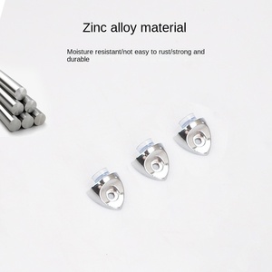 ที่ยึดชั้นวางของในตู้เสื้อผ้าทำจากโลหะผสมสังกะสีพร้อมถ้วยดูดอุปกรณ์เสริมสำหรับตู้เสื้อผ้า - Product Image 5