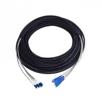 Kabel Luar Ruangan 1 2 4 Core GYFJH CPRI FTTA Duplex LSZH Fiber Patch Cable Base Station Konektor LC SC G652D/G657A1/G657A2