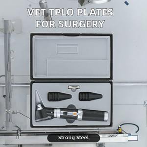 Placas de Osteotomía Manual Ortopédicas de Acero para Nivelación del Tíbulo, Estilo Slocum TPLO, para Cirugía Veterinaria por SurgiRight - Product Image 2