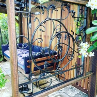 Innenbereich Schmiedeeisen-Geländer Designer-Treppe Geschwungene Treppe Wendeltreppe