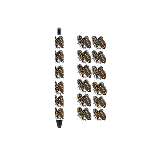 Letop กระดาษ<span class=keywords><strong>ห่อ</strong></span>ปากกาลายเสือดาว30ชิ้นกระดาษ<span class=keywords><strong>ห่อ</strong></span>ปากกายูวี4.75x1.5นิ้วซักได้สำหรับ<span class=keywords><strong>ห่อ</strong></span> DTF - Product Image 2