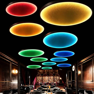 Lampadario LED RGB Moderno per Bar, Locali Notturni e Ristoranti, Luce Pendente Intelligente con Cambio Colore per Decorazione Atmosferica - Product Image 2