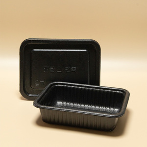 [Ecotainer] thân thiện với môi trường PP bọt vuông súp <span class=keywords><strong>container</strong></span> nhà bếp màu đen di động Trọng lượng nhẹ bền vững hóa chất miễn phí sinh thái - Product Image 1