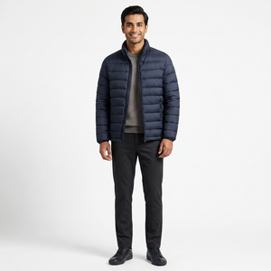 Nouvelles vestes d'hiver chaudes de haute qualité pour hommes, en duvet, col épais, parka, manteau, vestes matelassées OEM et ODM - Product Image 1