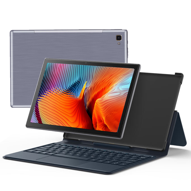 New Cheapest Product Educational Tablet Pc 10.1 Inch 4G LTE Android 10.0 Tablet 2 in 1 Tablets with Keyboard Laptop Computers