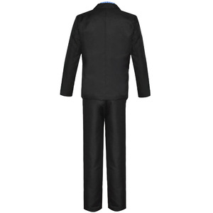 Costume de cosplay Coolmanyuan Sanji noir à double boutonnage pour homme, costume d'anime taille adulte, printemps 2023, tissu polyester - Product Image 3