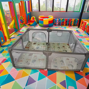 <span class=keywords><strong>Corral</strong></span> de Bebé de Gran Venta con Nuevo Diseño, Estilo Plegable y Desmontable Fácil de Armar para Uso en Interiores - Product Image 4