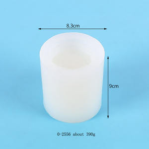 Venta caliente DIY decoración de escritorio <span class=keywords><strong>Pilar</strong></span> Santo aromaterapia portavelas molde de yeso líquido Gel de silicona goteo herramientas de pastel - Product Image 6