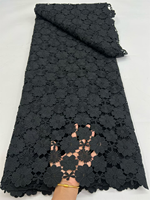 Nouveau design de tissu en dentelle guipure à cordon, tissu en filet à cordon pour vêtements de mariage et robes de fête pour filles