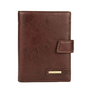 Monedero Retro Creativo 2026, Mini Bolsa de Cuero Genuino con Bloqueo RFID, Monedero Corto con Cierre Abierto para Damas - Product Image 1