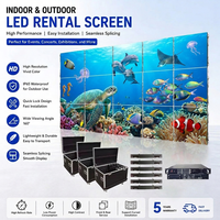 Écran LED de location pour scène intérieure/extérieure Quick Lock P2.97, 500x500mm, boîtier en aluminium, HDR10+, étanche IP65, garantie 5 ans