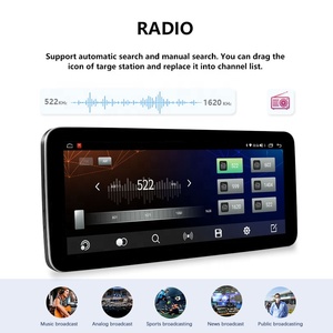 2DIN เครื่องเสียงรถยนต์ระบบแอนดรอยด์ GPS 12.3นิ้ว64GB, เครื่องเล่นมัลติมีเดีย BT เสียงสเตอริโอเอฟเอ็มวิทยุทัชสกรีน - Product Image 3