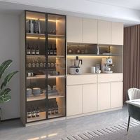 Armoire à vin de buffet d'arc d'angle personnalisée