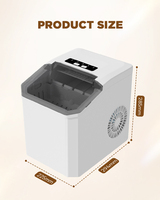 Fournisseur d'usine Machine à glaçons portable Bullet Ice Maker avec réservoir d'eau externe de 1,5 L pour la barre de fête de bureau à domicile XL16