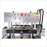 Machine de scellage électrique haute fréquence entièrement automatique de haute précision JHC pour bouteilles de boissons en verre, barils et capsules en aluminium 10-55 mm