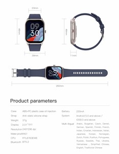 ZL77 Nouvelle montre intelligente 2.01 PK Z86 Promax 9 avec 3 bracelets, série Reloj 9, rappel de message, montre intelligente Z86 Pro Max Reloj Inteligente - Product Image 6
