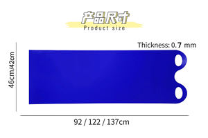 Traîneau à tapis <span class=keywords><strong>volant</strong></span> à enrouler léger personnalisé OEM couleur portable à poignée creuse vente en gros - Product Image 4