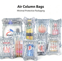 Emballage à colonne d'air pour bouteilles, coussin gonflable réutilisable, sac antichoc pour bouteilles de vin, emballage logistique e-commerce