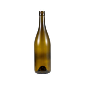 Bouteilles en verre cylindriques vides <span class=keywords><strong>de</strong></span> 750 ml pour vin <span class=keywords><strong>de</strong></span> Bourgogne, givrées, brun foncé, vert, emballage pour spiritueux avec bouchons à vis – Vente en gros - Product Image 1