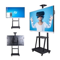Weier 98-дюймовый высококачественный 4K ЖК-дисплей 10-точечный сенсорный USB-интерфейс Android OS 48MP Интерактивная умная плоская панель