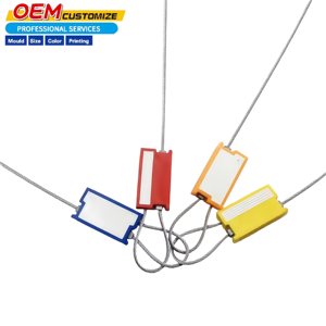 Sigillo per cavo in lega di alluminio piatto all'ingrosso della fabbrica monouso tiraggio ermetico sigillo per autocisterna - Product Image 3