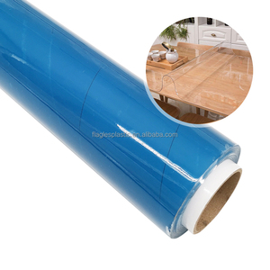 Rouleau de <span class=keywords><strong>film</strong></span> souple en PVC transparent pour couverture de table en verre souple, flexible, rouleau de 50 m - Product Image 1