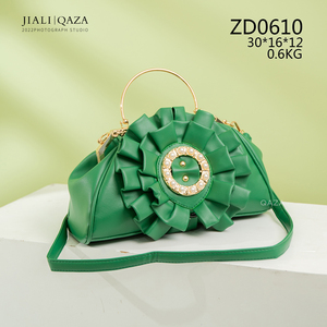 Jiali QAZA Luxury Designer sera festa Sac pochette borsetta per le signore ultima lucchetto ricamato belle borse a mano - Product Image 5